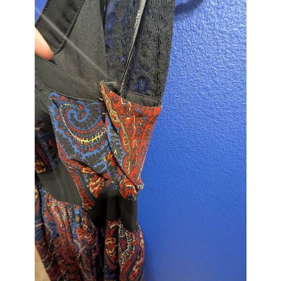 City Chic Dress Paisley Rose Womens Plus Size 16 XL 0X Small Boho Lace Colorful - Picture 4 of 10